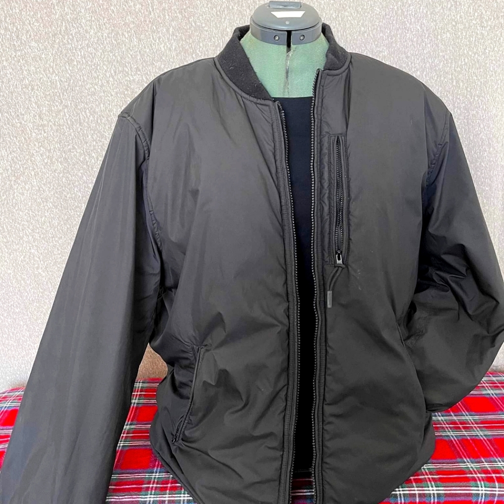 Destination J Crew Black Nylon Bomber Jacket